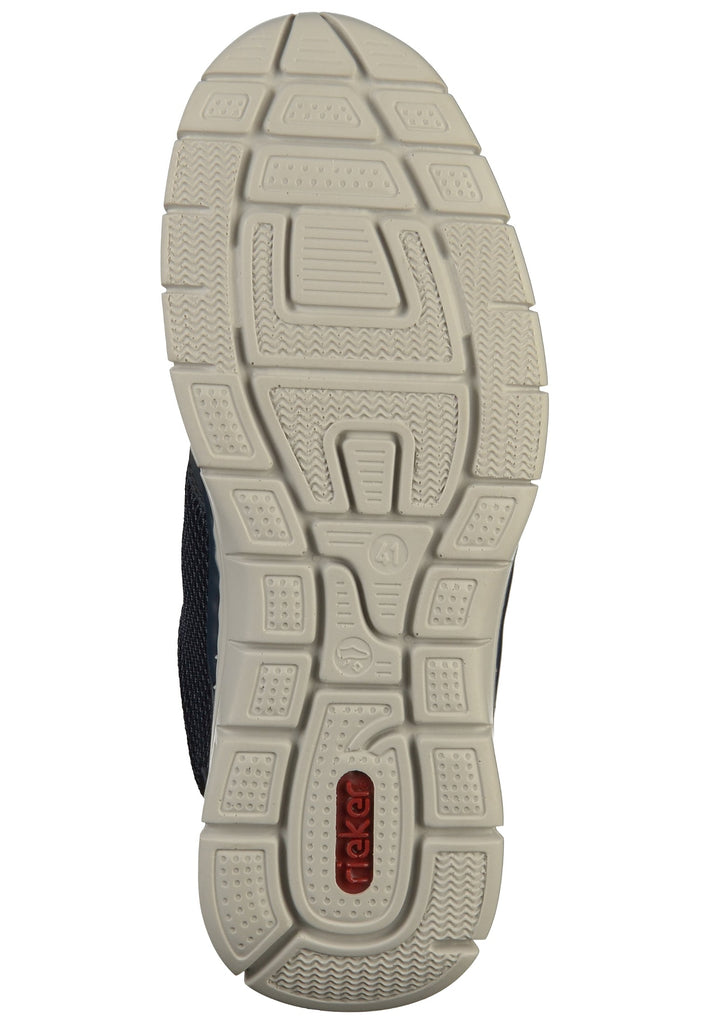 Rieker Sneaker Lederimitat Blau