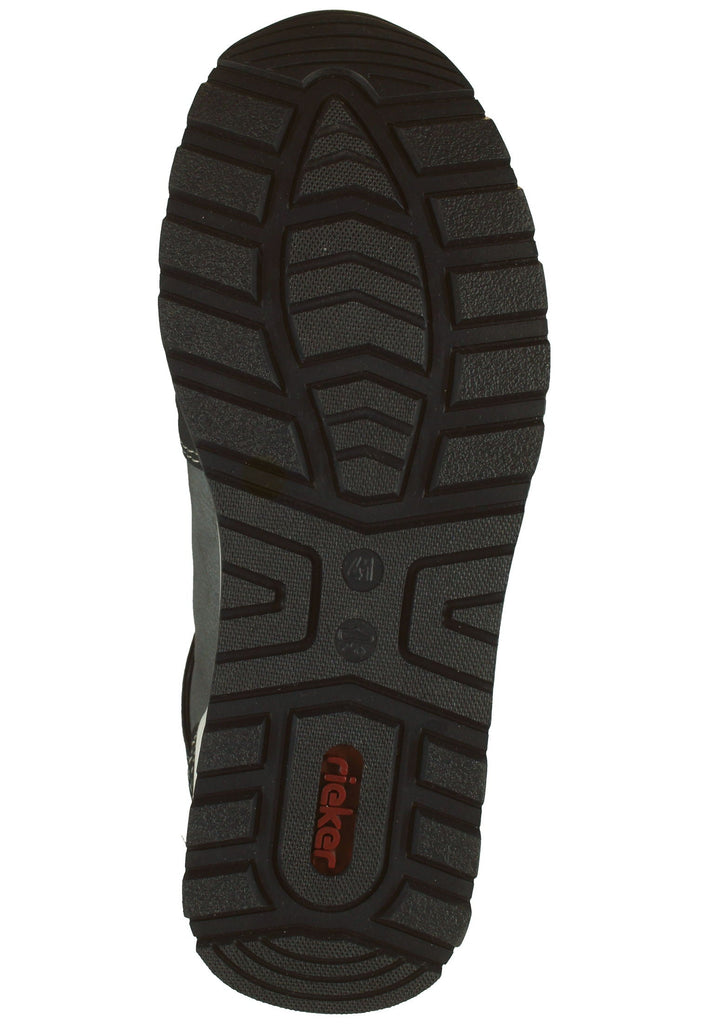 Rieker Sneaker Lederimitat Blau/Braun