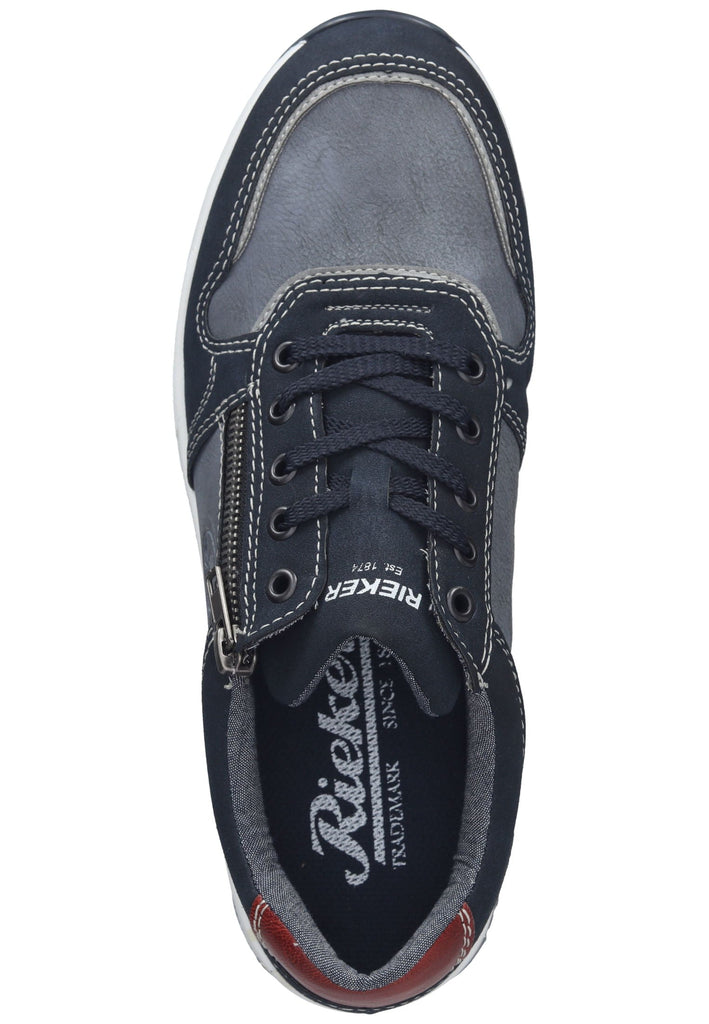 Rieker Sneaker Lederimitat Blau/Braun