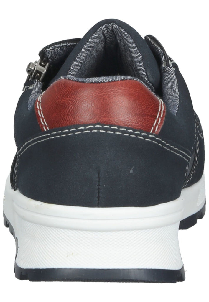 Rieker Sneaker Lederimitat Blau/Braun