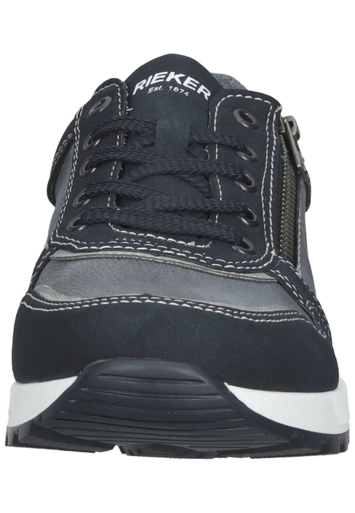 Rieker Sneaker Lederimitat Blau/Braun