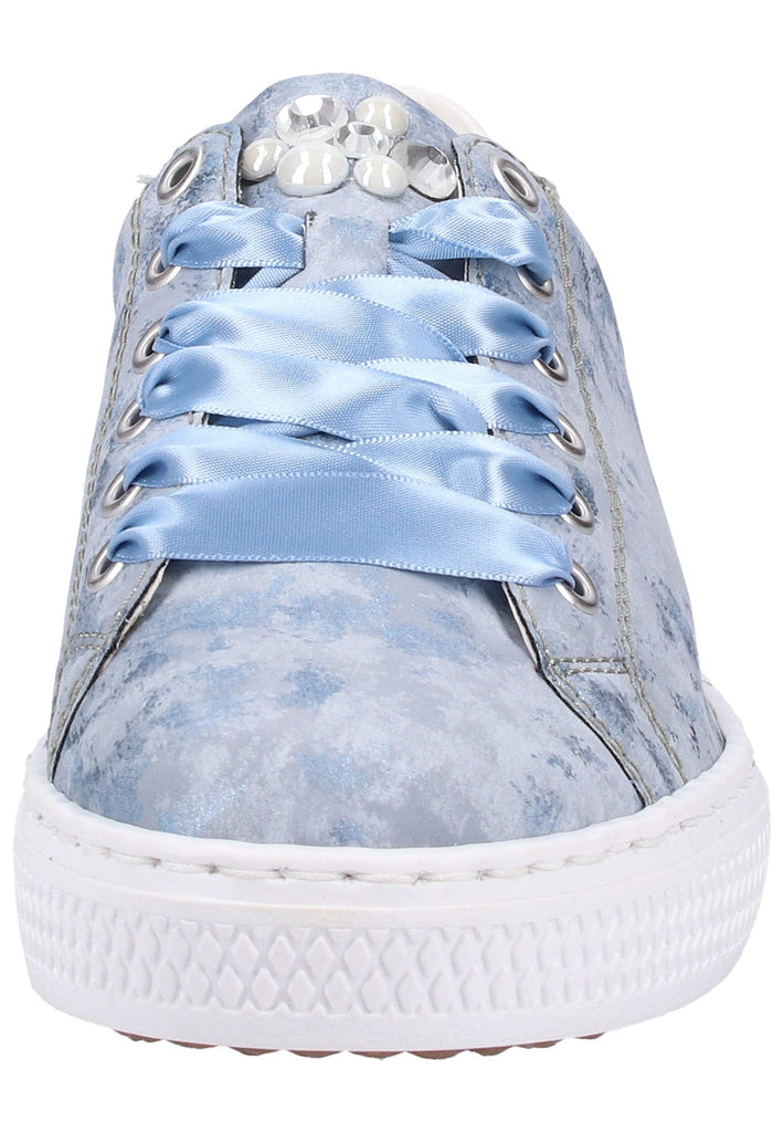 Rieker Sneaker Lederimitat Blau/Grau