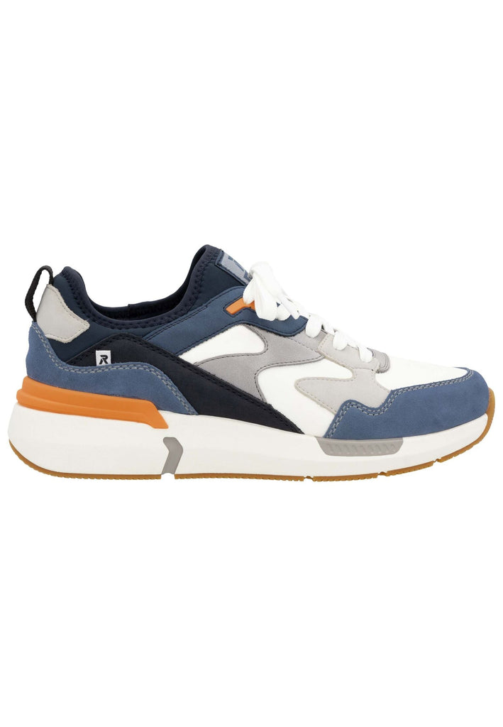 Rieker Sneaker Lederimitat Blau/Weiß