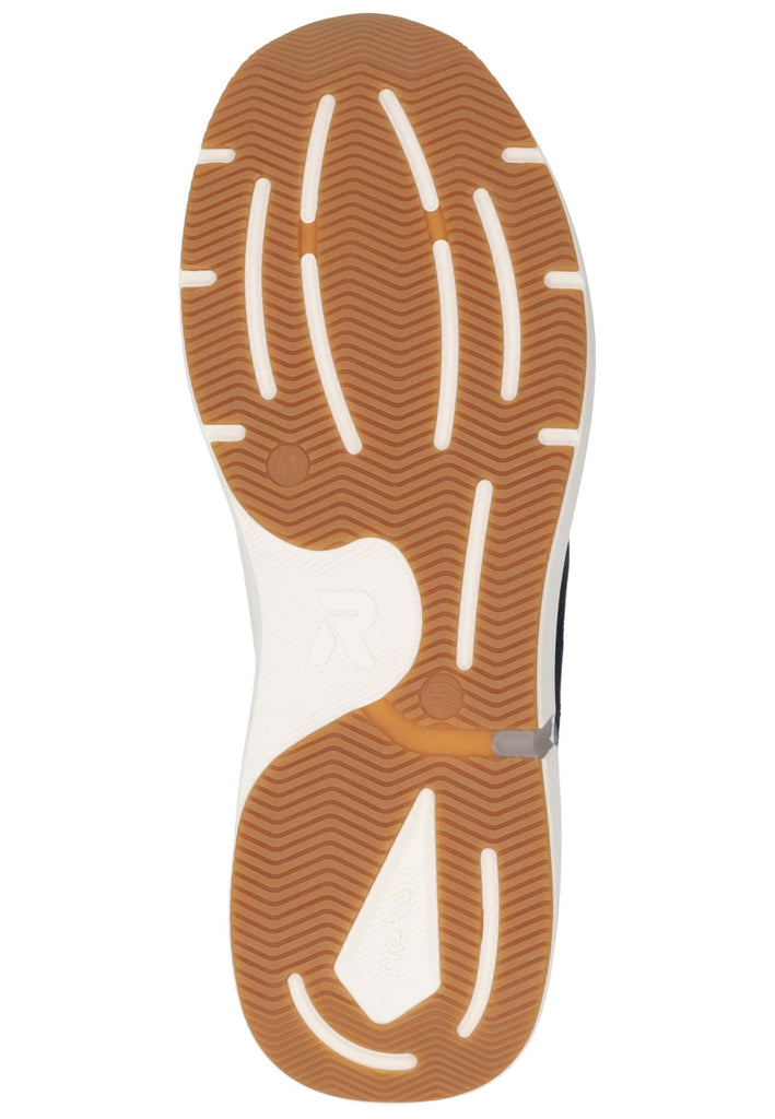 Rieker Sneaker Lederimitat Blau/Weiß