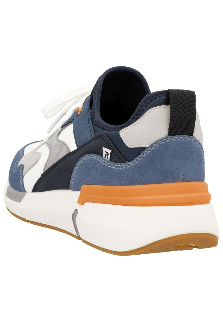 Rieker Sneaker Lederimitat Blau/Weiß