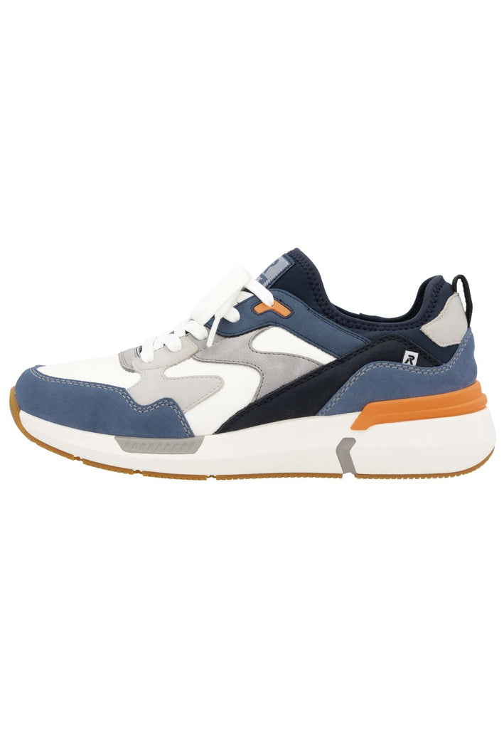 Rieker Sneaker Lederimitat Blau/Weiß