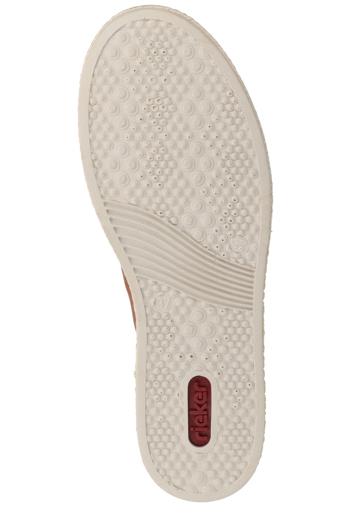 Rieker Sneaker Lederimitat Braun