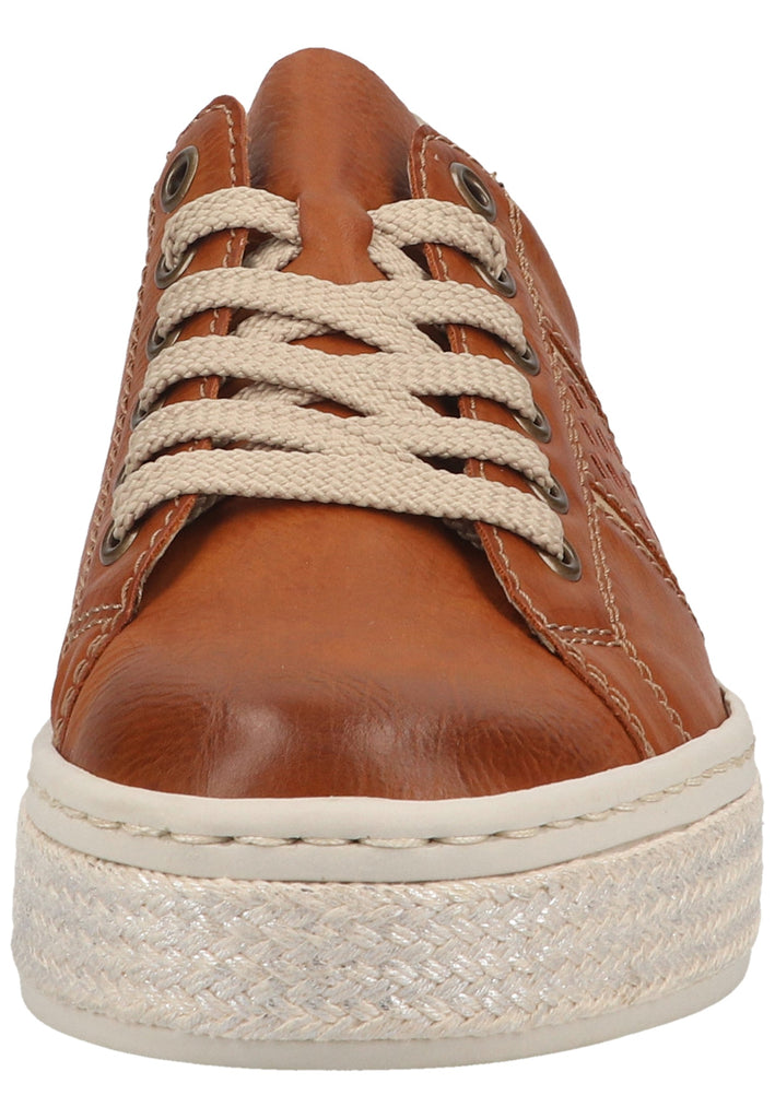 Rieker Sneaker Lederimitat Braun