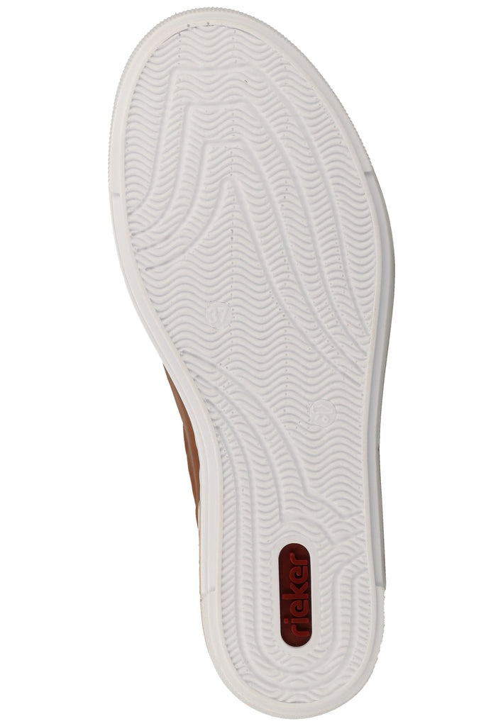 Rieker Sneaker Lederimitat Braun