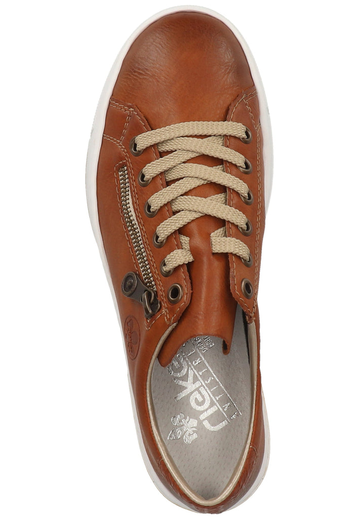 Rieker Sneaker Lederimitat Braun