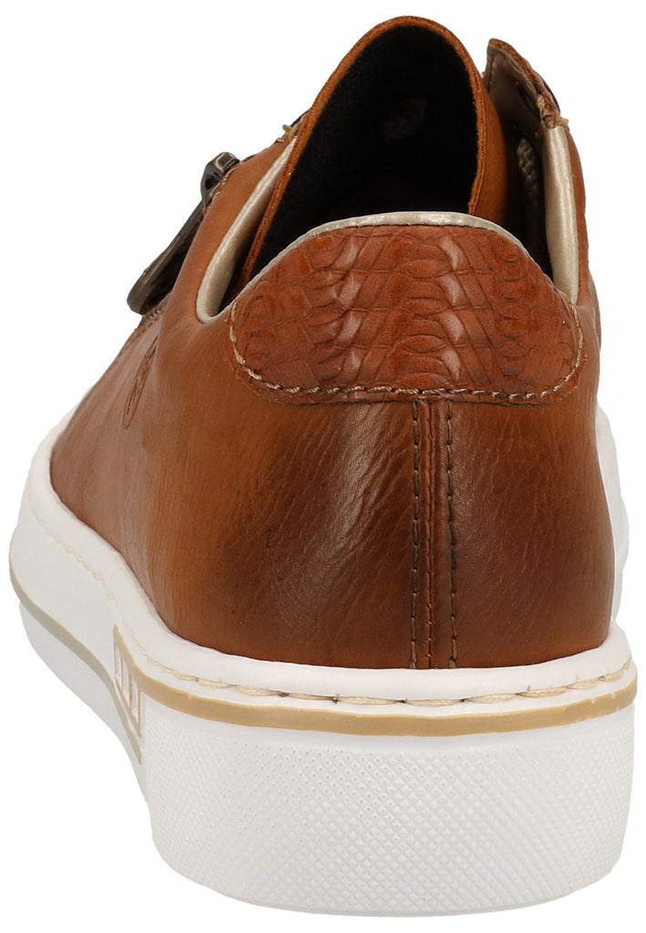 Rieker Sneaker Lederimitat Braun
