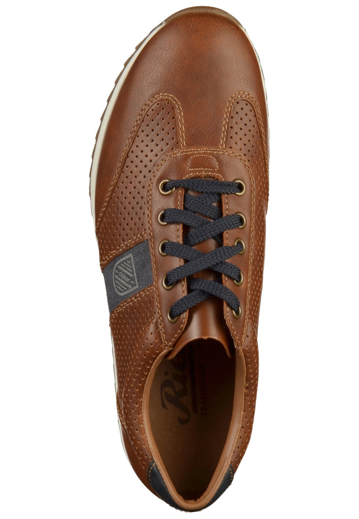 Rieker Sneaker Lederimitat Braun