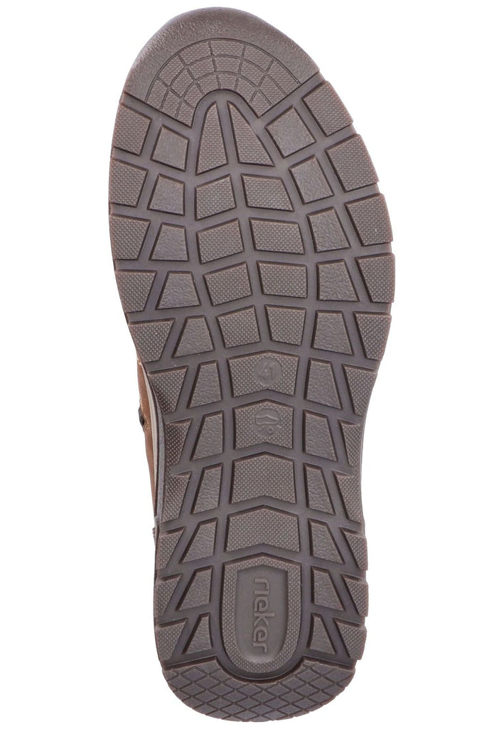 Rieker Sneaker Lederimitat Braun Warmfutter