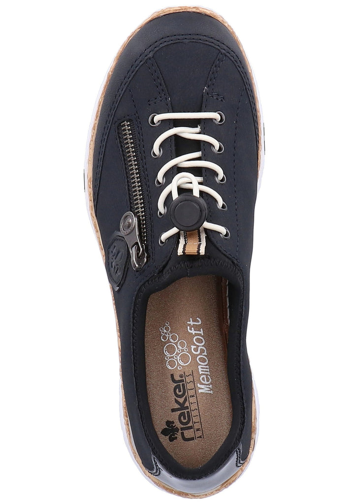 Rieker Sneaker Lederimitat Dunkelblau