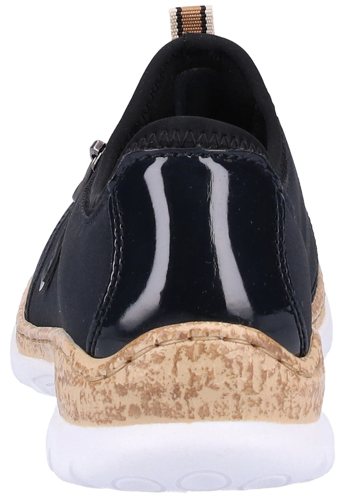 Rieker Sneaker Lederimitat Dunkelblau