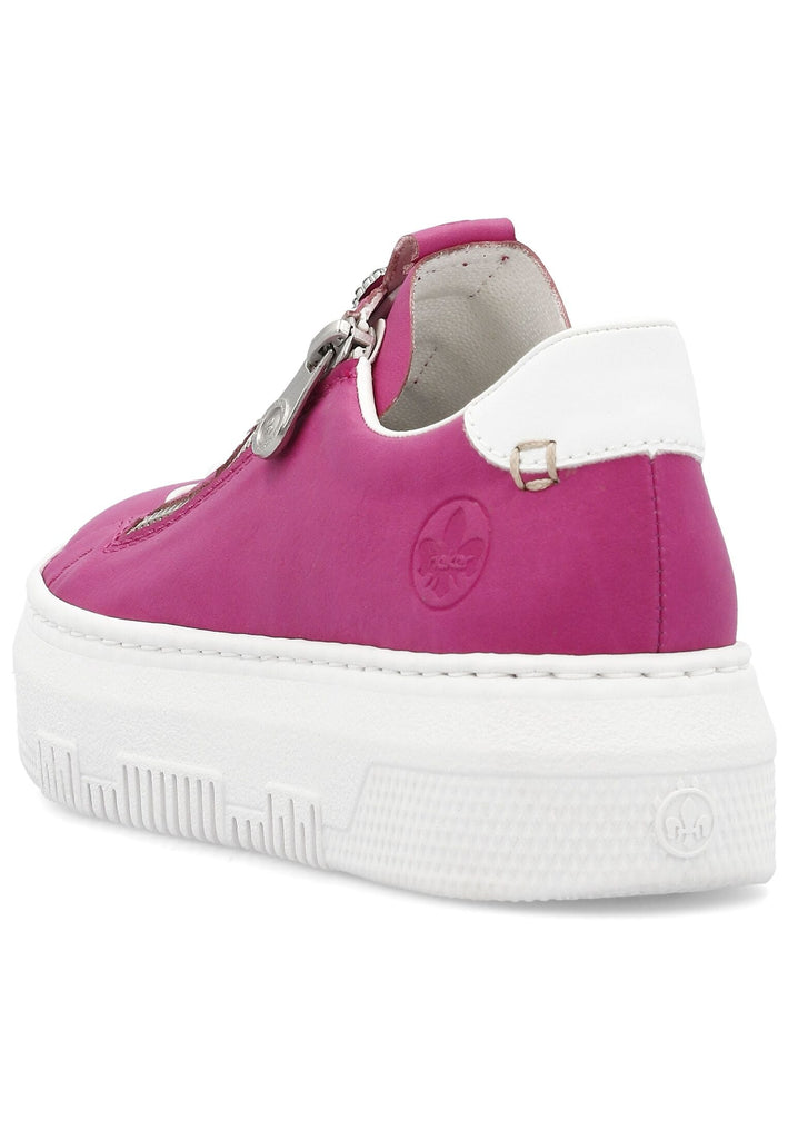 Rieker Sneaker Lederimitat Fuchsia