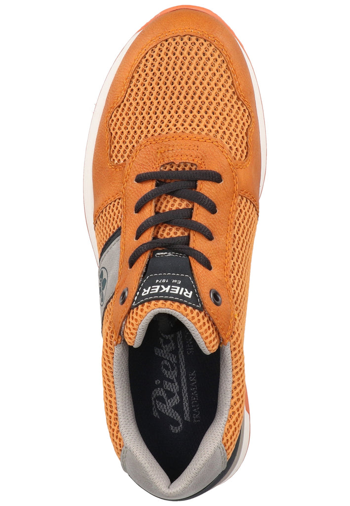 Rieker Sneaker Lederimitat Gelb