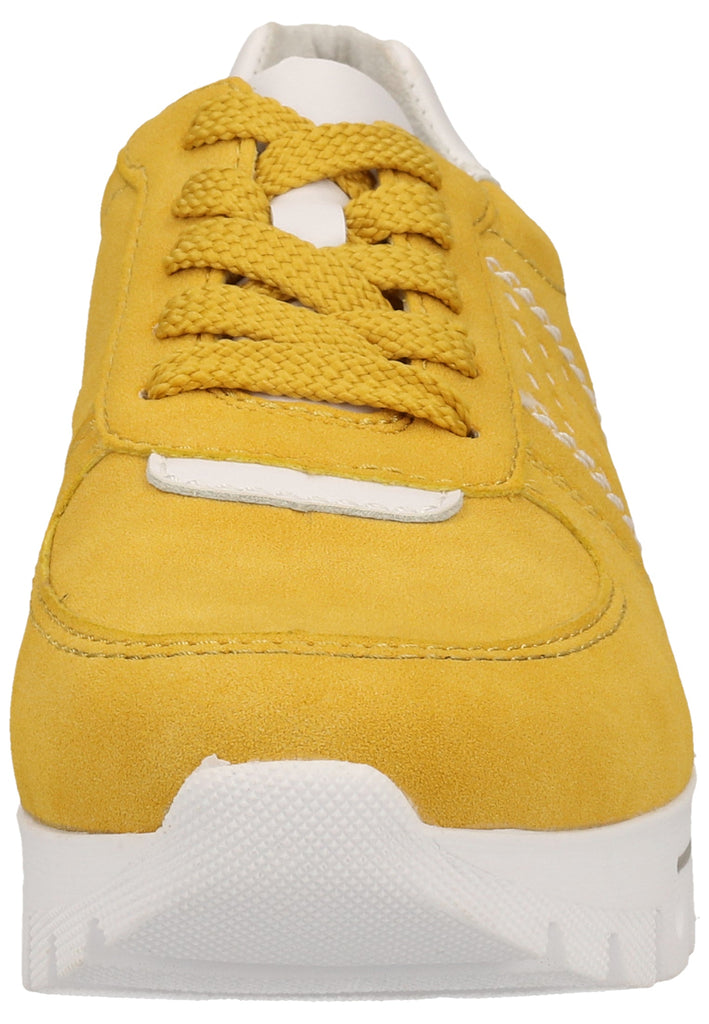 Rieker Sneaker Lederimitat Gelb
