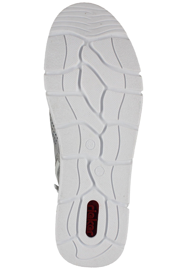 Rieker Sneaker Lederimitat Grau