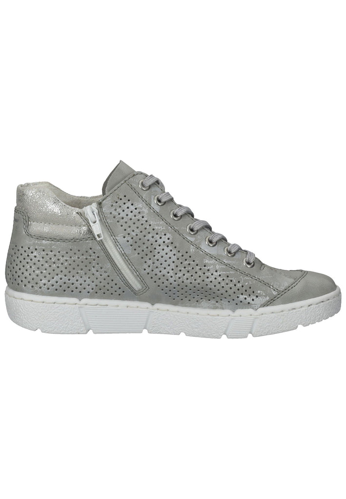 Rieker Sneaker Lederimitat Grau