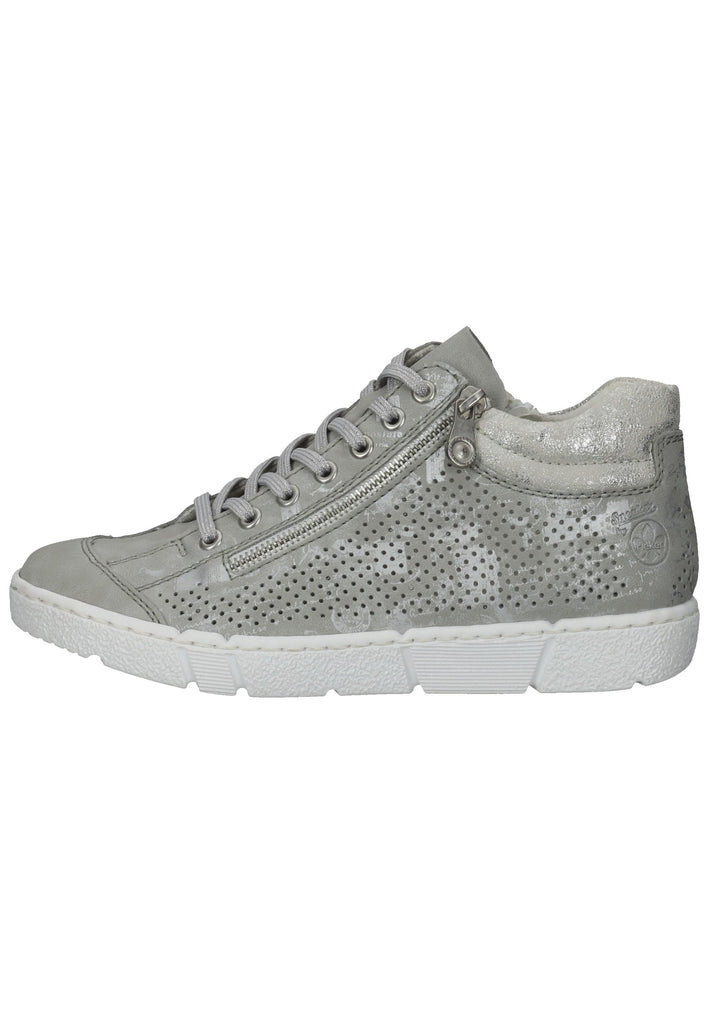 Rieker Sneaker Lederimitat Grau