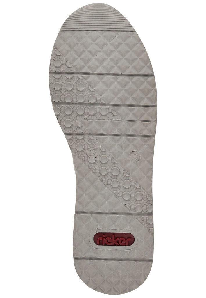 Rieker Sneaker Lederimitat Grau