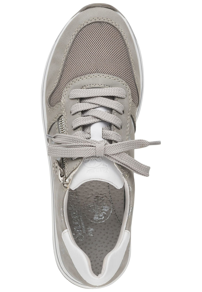 Rieker Sneaker Lederimitat Grau