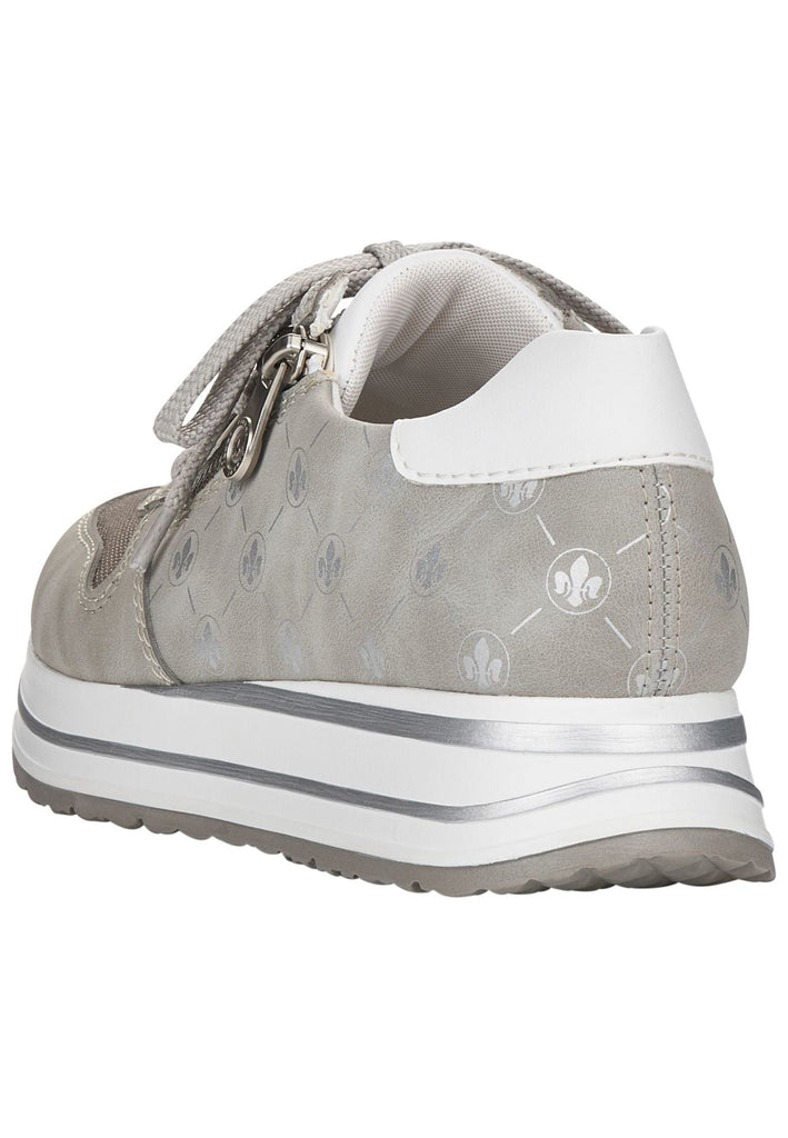 Rieker Sneaker Lederimitat Grau