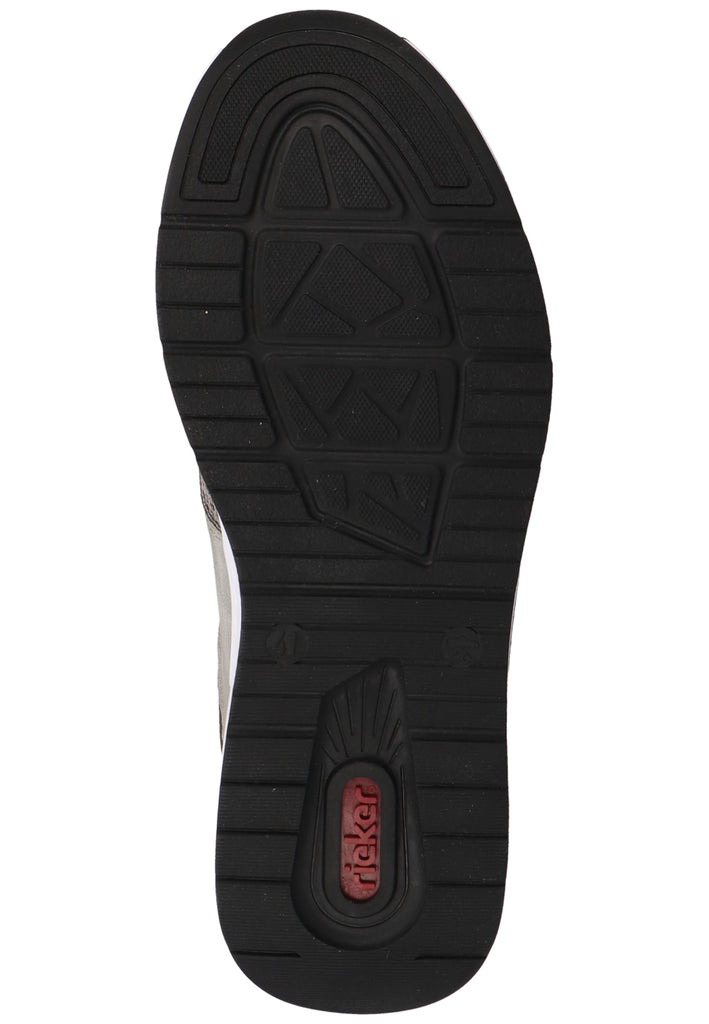 Rieker Sneaker Lederimitat Grau