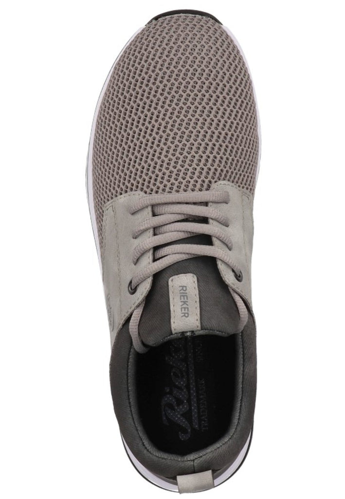 Rieker Sneaker Lederimitat Grau