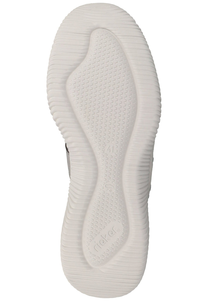Rieker Sneaker Lederimitat Grau