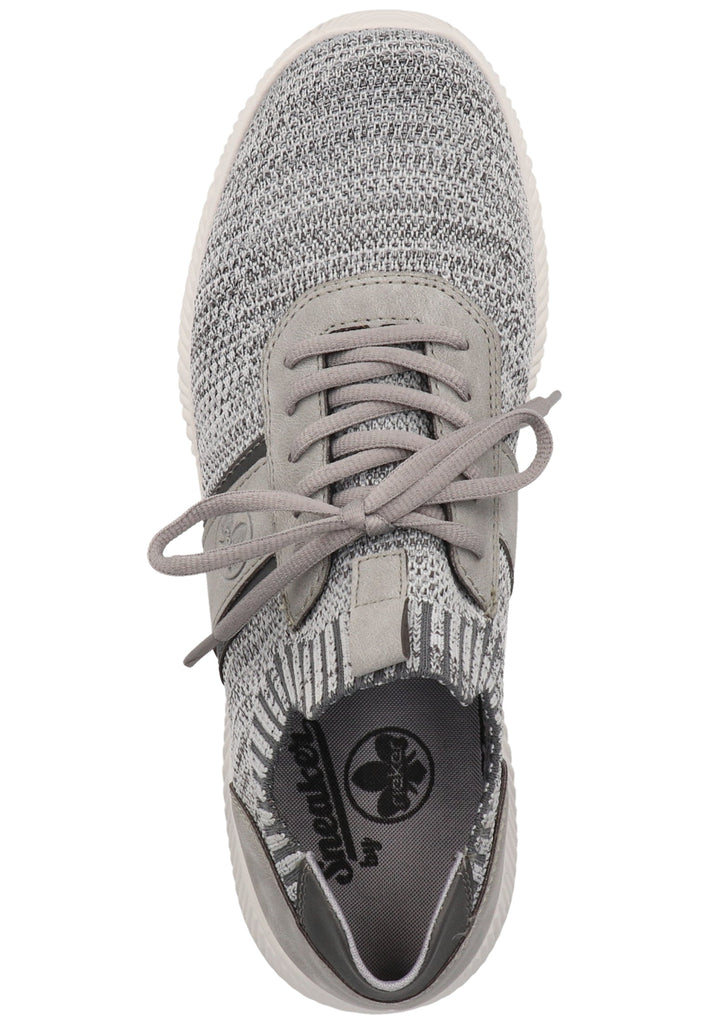Rieker Sneaker Lederimitat Grau