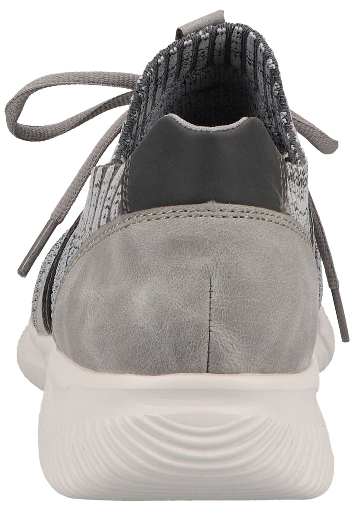 Rieker Sneaker Lederimitat Grau