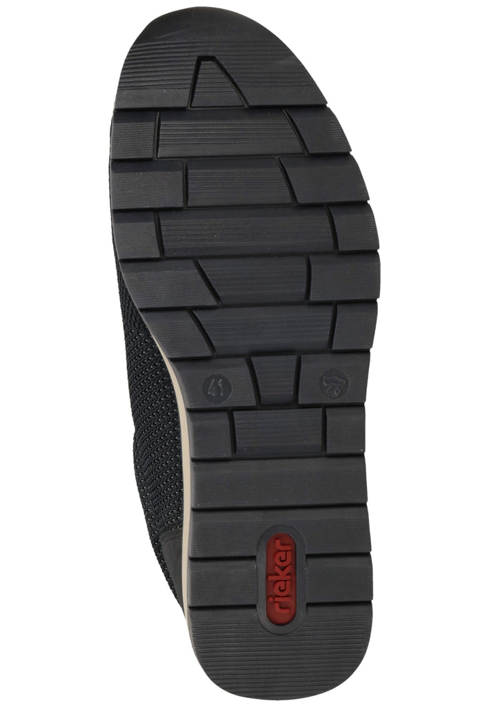 Rieker Sneaker Lederimitat Grau