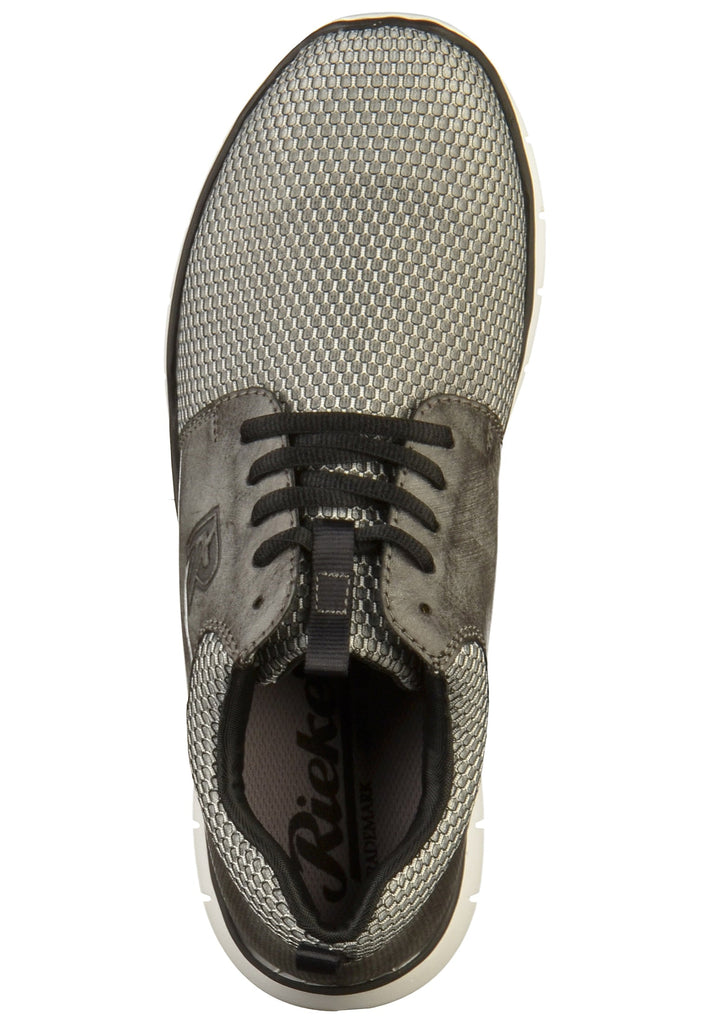 Rieker Sneaker Lederimitat Grau