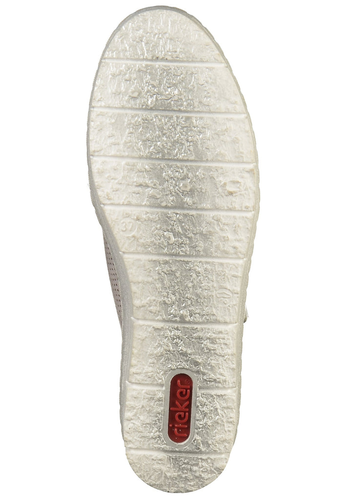 Rieker Sneaker Lederimitat Grau