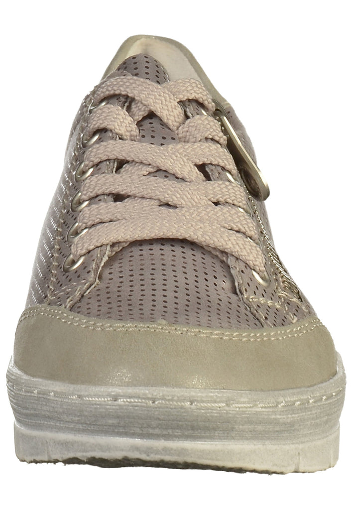 Rieker Sneaker Lederimitat Grau