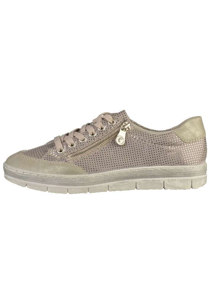 Rieker Sneaker Lederimitat Grau