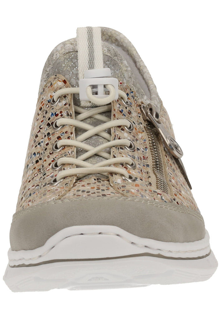 Rieker Sneaker Lederimitat Grau/Multi