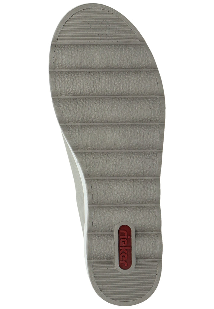 Rieker Sneaker Lederimitat Grau/Silber