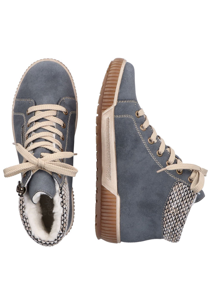 Rieker Sneaker Lederimitat Jeans