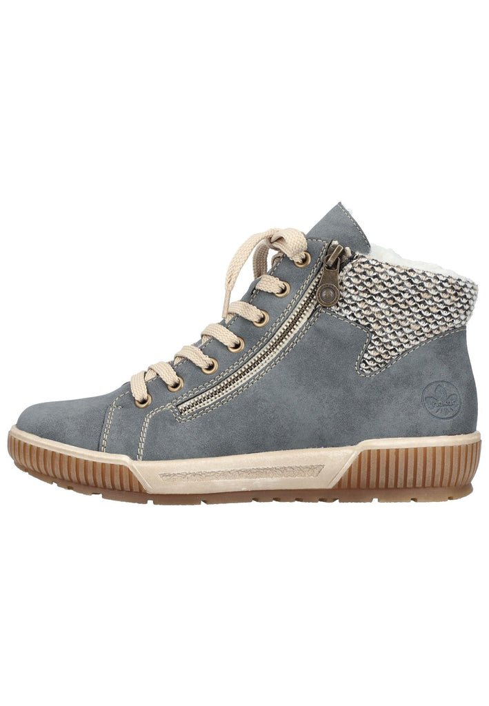 Rieker Sneaker Lederimitat Jeans