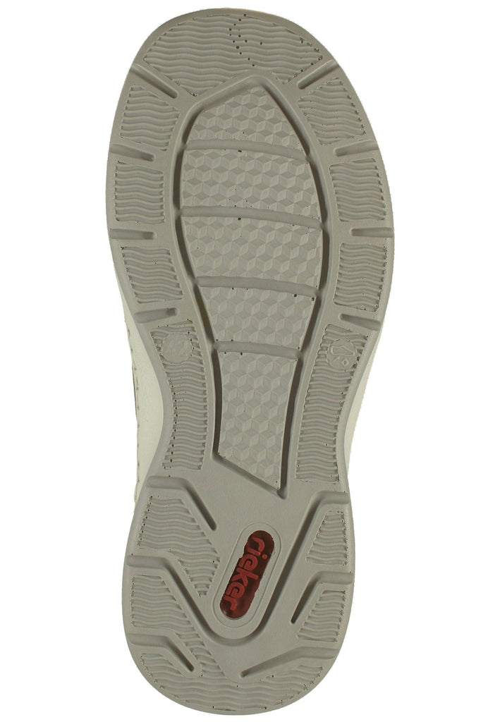 Rieker Sneaker Lederimitat/Mesh Beige/Grau