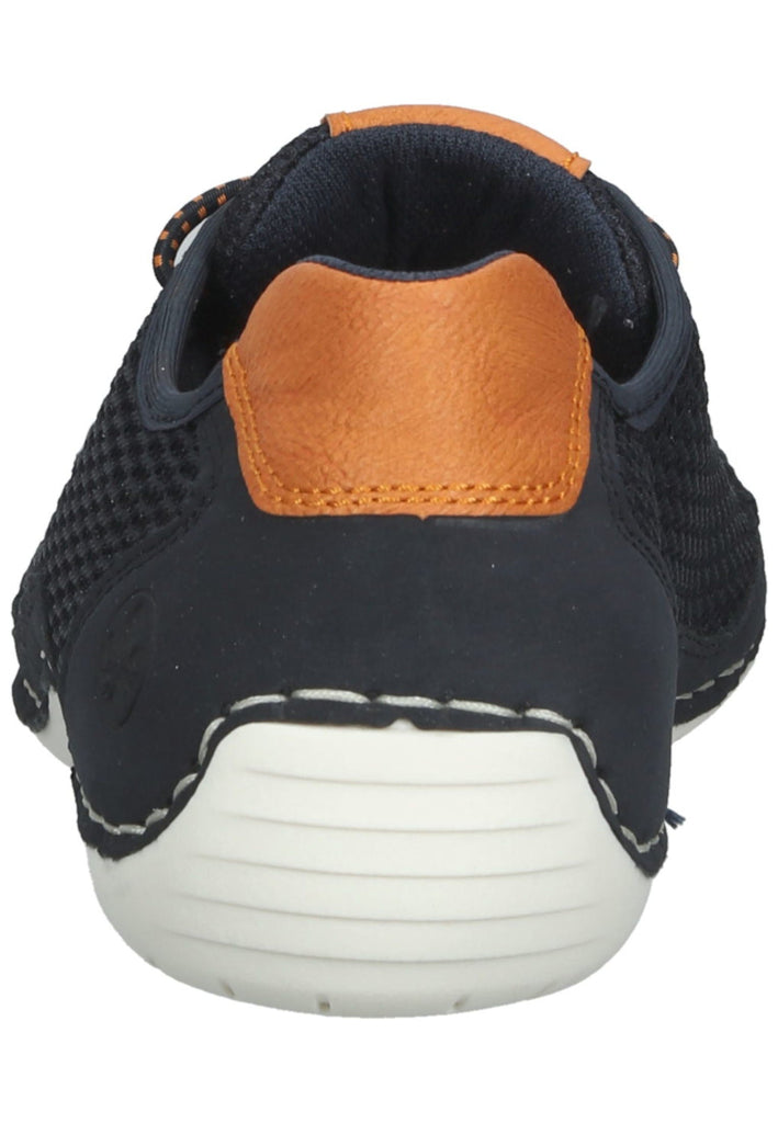 Rieker Sneaker Lederimitat/Mesh Blau/Braun