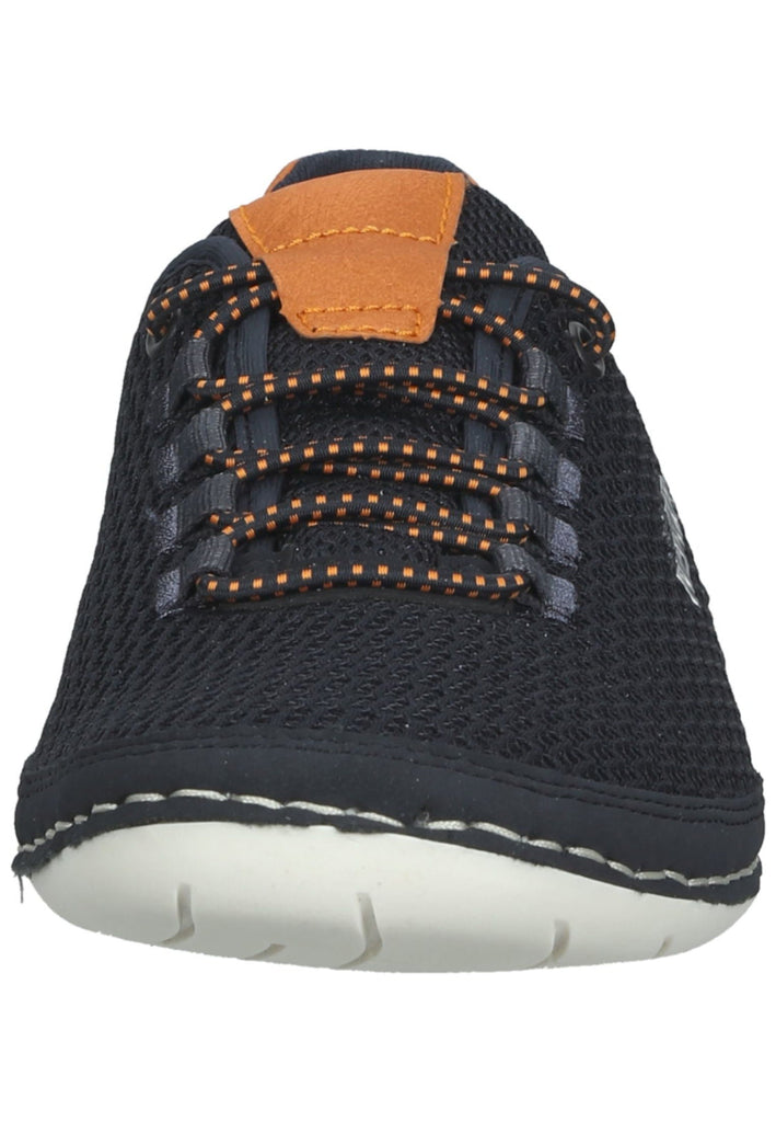 Rieker Sneaker Lederimitat/Mesh Blau/Braun