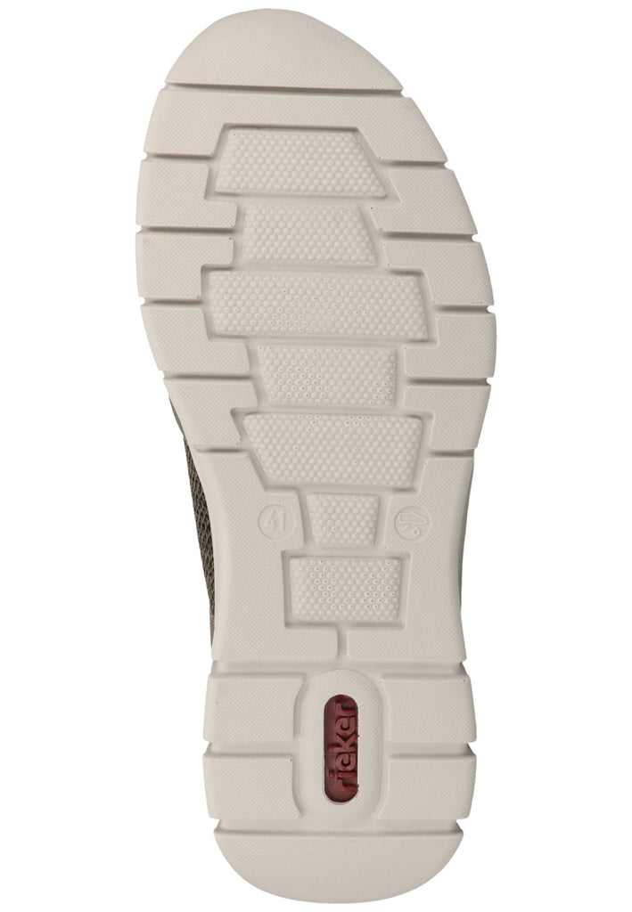 Rieker Sneaker Lederimitat Moos