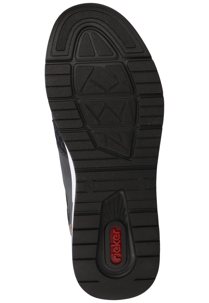 Rieker Sneaker Lederimitat Navy