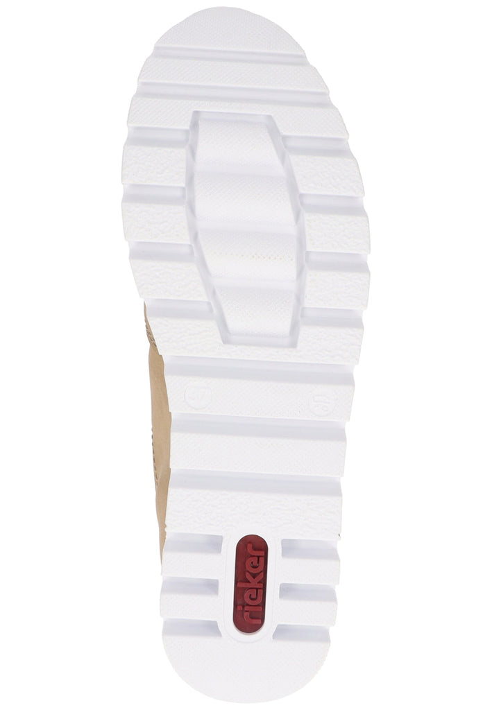Rieker Sneaker Lederimitat Nude
