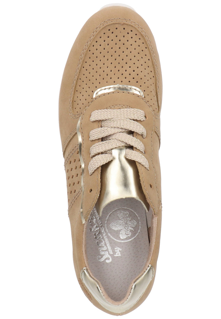 Rieker Sneaker Lederimitat Nude