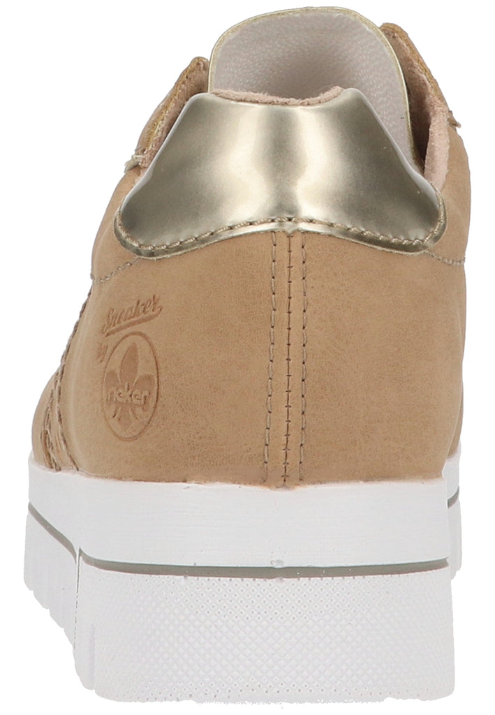 Rieker Sneaker Lederimitat Nude